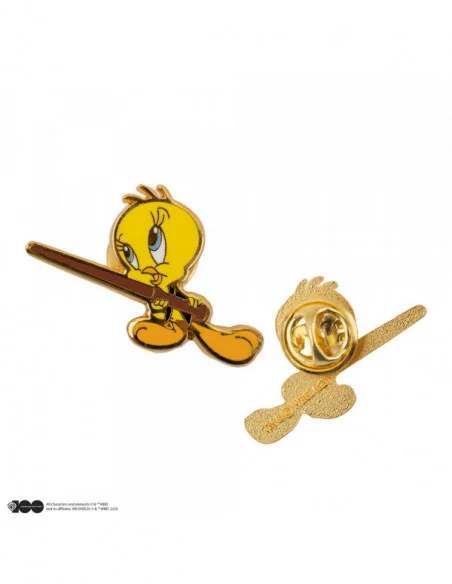 Looney Tunes Pack 2 Pin Chapas Tweety & Sylvester at Hogwarts