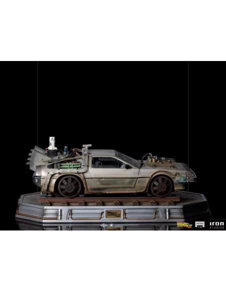 Regreso al Futuro III Estatua 1/10 Art Scale DeLorean 57 cm