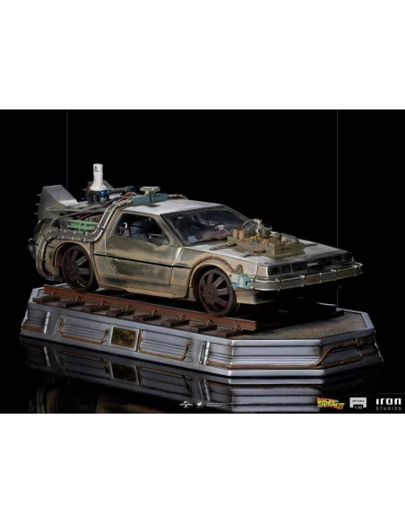 Regreso al Futuro III Estatua 1/10 Art Scale DeLorean 57 cm