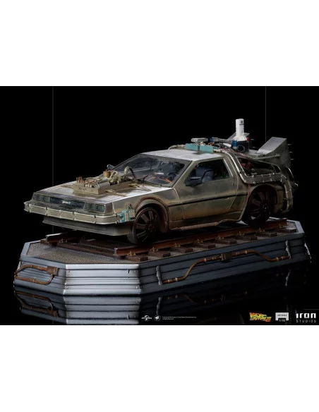 Regreso al Futuro III Estatua 1/10 Art Scale DeLorean 57 cm