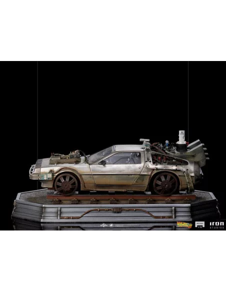 Regreso al Futuro III Estatua 1/10 Art Scale DeLorean 57 cm