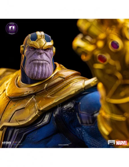 Marvel Estatua BDS Art Scale 1/10 Thanos Infinity Gaunlet Diorama 30 cm