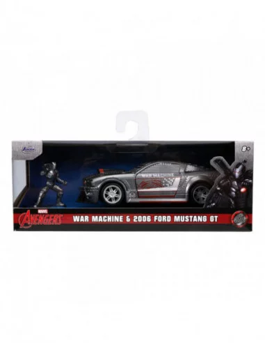 Marvel Vehículos 1/32 War Machine 2006 Ford Mustang Expositor (6)