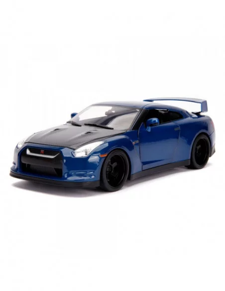 The Fast and Furious Vehículo Hollywood Rides 1/18 2009 Nissan Skyline GT-R R35 con Brian Figura