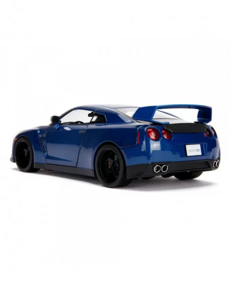 The Fast and Furious Vehículo Hollywood Rides 1/18 2009 Nissan Skyline GT-R R35 con Brian Figura