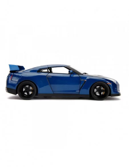 The Fast and Furious Vehículo Hollywood Rides 1/18 2009 Nissan Skyline GT-R R35 con Brian Figura