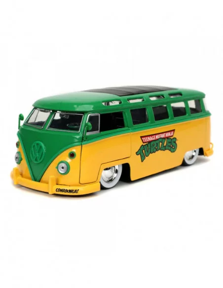 Teenage Mutant Ninja Turtles Vehículo 1/24 Hollywood Rides 1962 VW Bus con Leonardo Figura