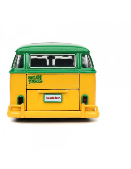 Teenage Mutant Ninja Turtles Vehículo 1/24 Hollywood Rides 1962 VW Bus con Leonardo Figura