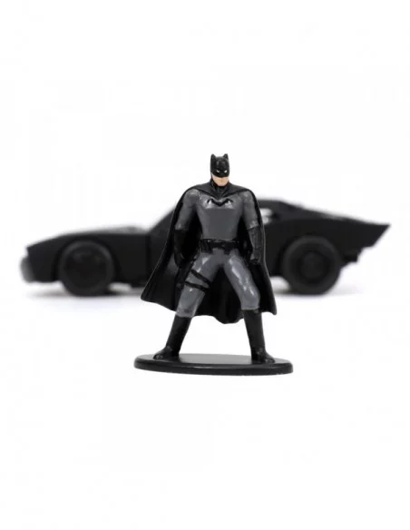 Batman 2022 Vehículo 1/32 Hollywood Rides 2022 Batmobile con Figura