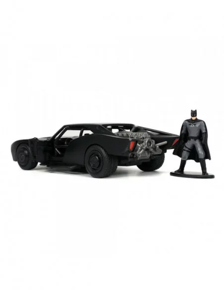 Batman 2022 Vehículo 1/32 Hollywood Rides 2022 Batmobile con Figura