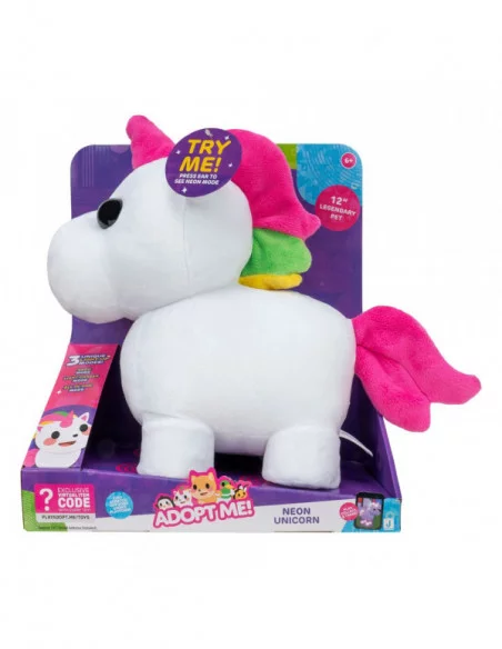 Adopt Me! Peluche Unicorn Glow In The Dark 20 cm