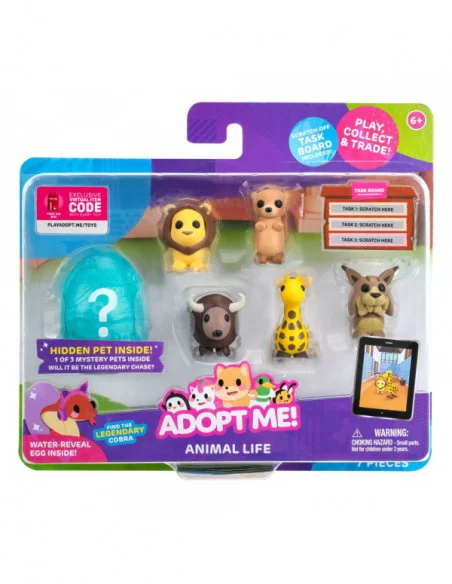 Adopt Me! Pack de 6 Figuras Animal Life