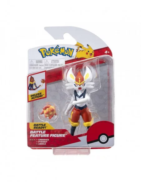 Pokémon Figura Battle Feature Cinderace 10 cm