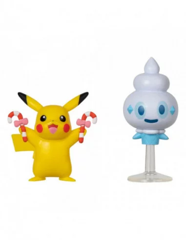 Pokémon Pack de 2 Figuras Battle Figure Set Edición Navideña: Pikachu, Vanillite