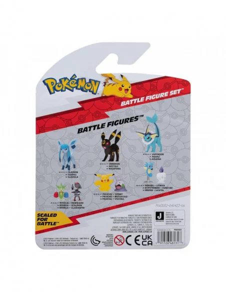 Pokémon Pack de 3 Figuras Battle Figure Set Kabuto, Charmander, Metang