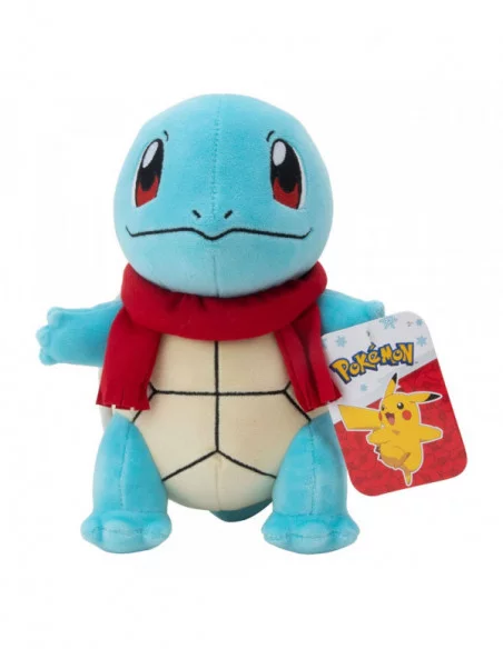 Pokémon Peluche Squirtle con bufanda 20 cm