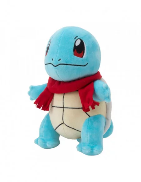 Pokémon Peluche Squirtle con bufanda 20 cm