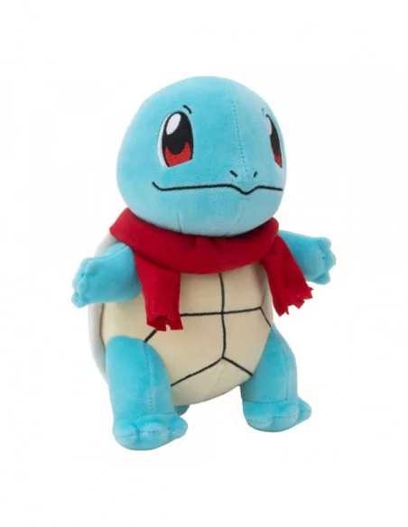 Pokémon Peluche Squirtle con bufanda 20 cm