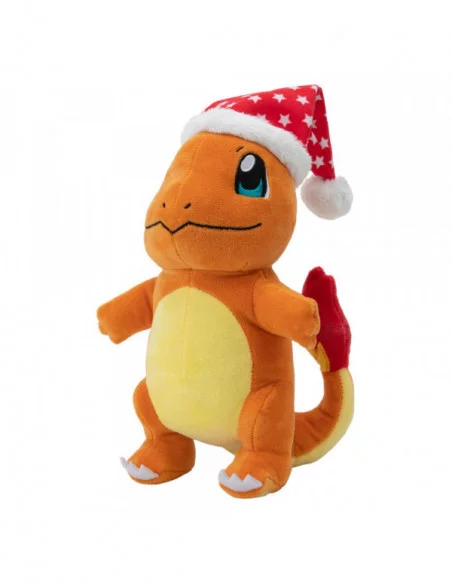 Pokémon Peluche Charmander Gorro de Navidad 20 cm