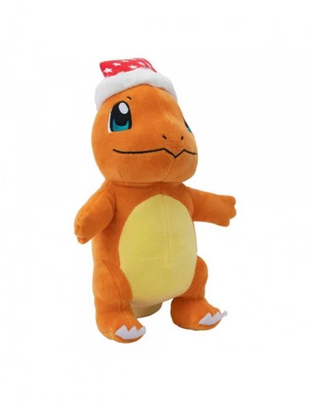 Pokémon Peluche Charmander Gorro de Navidad 20 cm