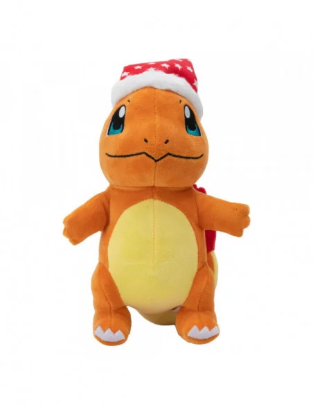 Pokémon Peluche Charmander Gorro de Navidad 20 cm