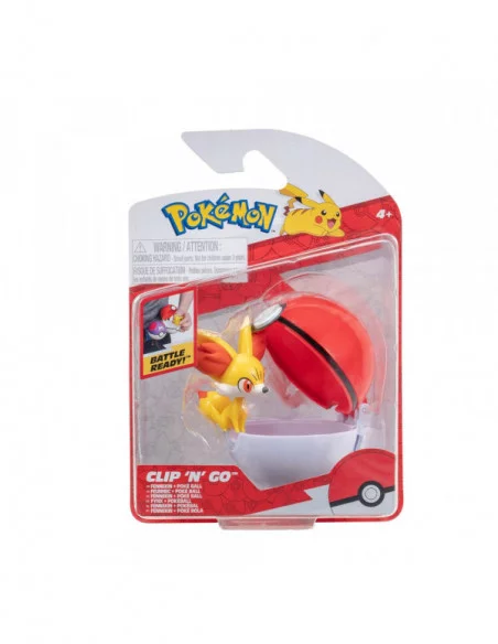 Pokémon Clip'n'Go Poké Balls Fennekin & Poké Ball