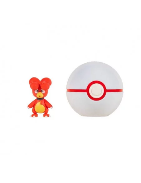 Pokémon Clip'n'Go Poké Balls Magby & Poké Ball