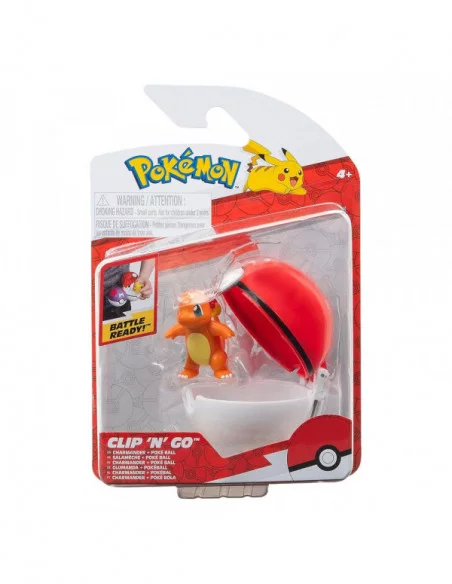 Pokémon Clip'n'Go Poké Balls Charmander & Poké Ball