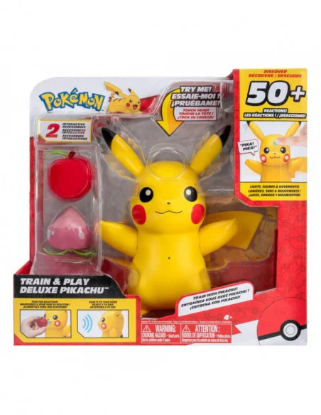 Pokémon Figura interactiva Deluxe My Partner Pikachu 11 cm