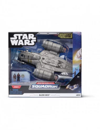 Star Wars Micro Galaxy Squadron Vehículo con Figuras Razor Crest 20 cm