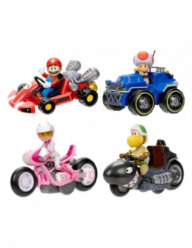 Super Mario Bros. La película Minifiguras con Karts 6 cm Surtido (6)