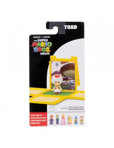 Super Mario Bros. La película Minifigura Toad 3 cm