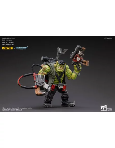 Warhammer 40k Figura 1/18 Ork Kommandos Nob Nazbog 13 cm