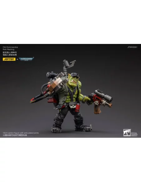 Warhammer 40k Figura 1/18 Ork Kommandos Nob Nazbog 13 cm