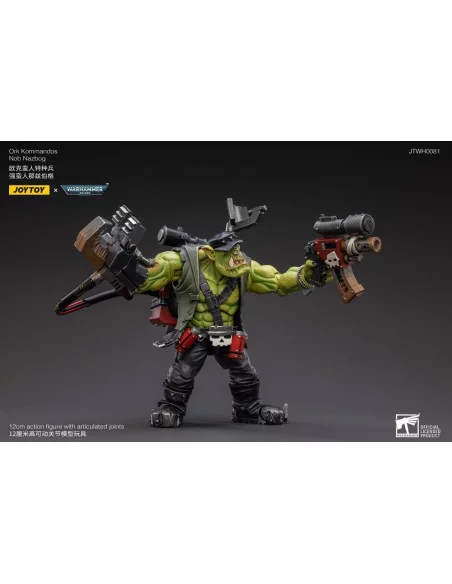 Warhammer 40k Figura 1/18 Ork Kommandos Nob Nazbog 13 cm