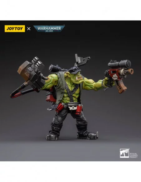 Warhammer 40k Figura 1/18 Ork Kommandos Nob Nazbog 13 cm