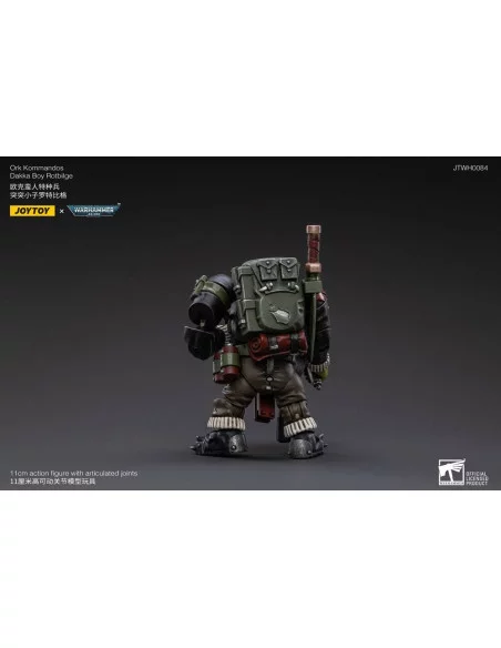 Warhammer 40k Figura 1/18 Ork Kommandos Dakka Boy Rotbilge 13 cm