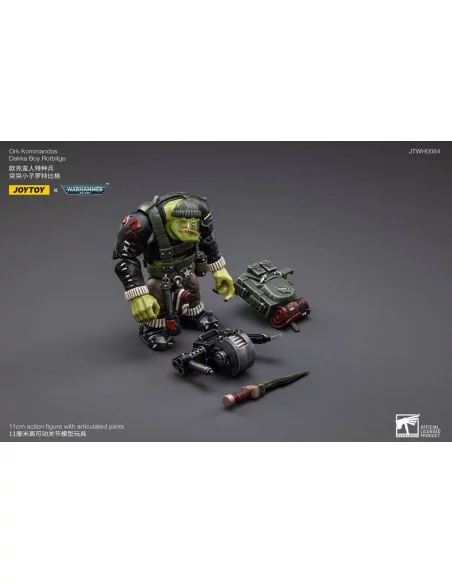 Warhammer 40k Figura 1/18 Ork Kommandos Dakka Boy Rotbilge 13 cm