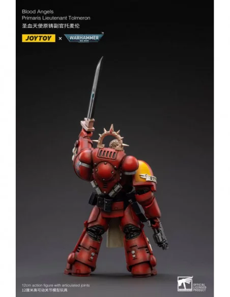 Warhammer 40k Figura 1/18 Blood Angels Primaris Lieutenant Tolmeron 12 cm