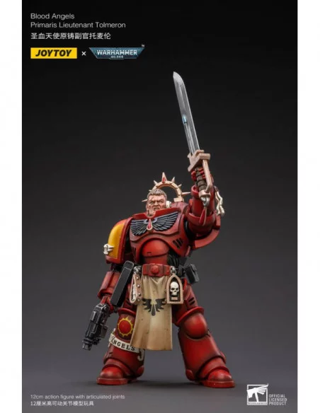 Warhammer 40k Figura 1/18 Blood Angels Primaris Lieutenant Tolmeron 12 cm