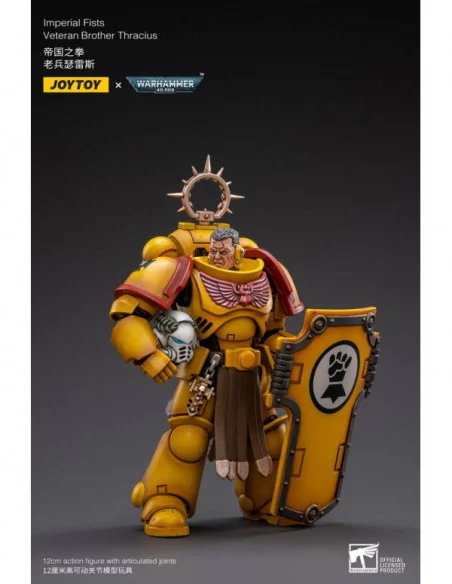 Warhammer 40k Figura 1/18 Imperial Fists Veteran Brother Thracius 12 cm