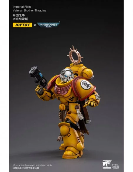 Warhammer 40k Figura 1/18 Imperial Fists Veteran Brother Thracius 12 cm