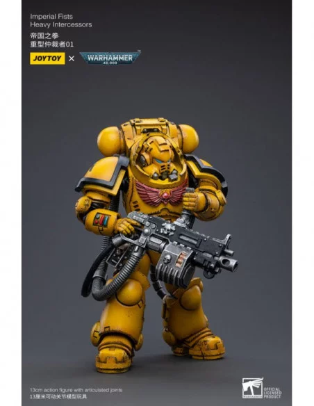 Warhammer 40k Figura 1/18 Imperial Fists Heavy Intercessors 01 13 cm