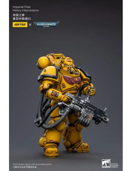 Warhammer 40k Figura 1/18 Imperial Fists Heavy Intercessors 01 13 cm