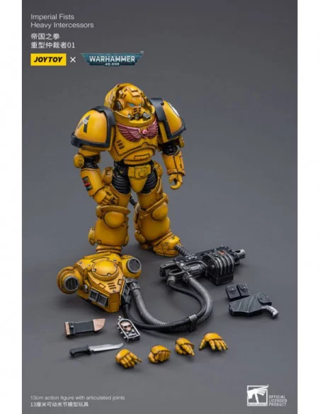 Warhammer 40k Figura 1/18 Imperial Fists Heavy Intercessors 01 13 cm