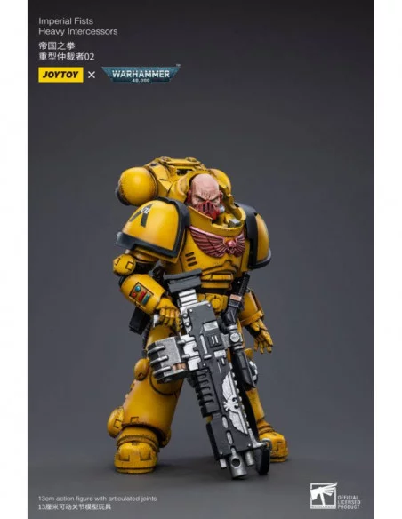 Warhammer 40k Figura 1/18 Imperial Fists Heavy Intercessors 02 13 cm