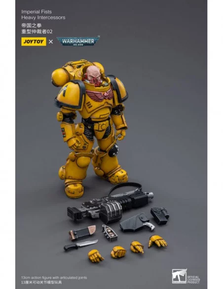 Warhammer 40k Figura 1/18 Imperial Fists Heavy Intercessors 02 13 cm