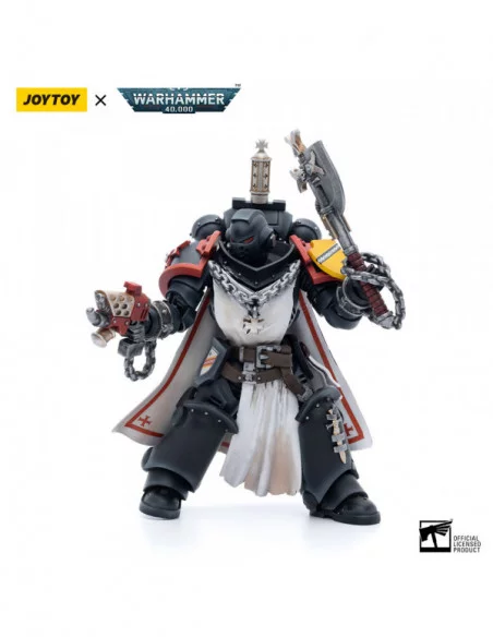 Warhammer 40k Figura 1/18 Black Templars Primaris Sword Brethren Granbertus 12 cm