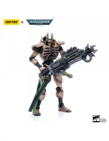 Warhammer 40k Pack de 2 Figuras 1/18 Necrons Szarekhan Dynasty Immortal with Tesla Carbine 11 cm