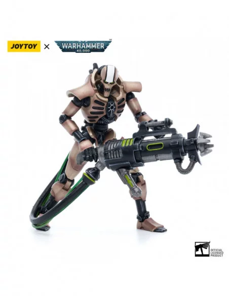 Warhammer 40k Pack de 2 Figuras 1/18 Necrons Szarekhan Dynasty Immortal with Tesla Carbine 11 cm